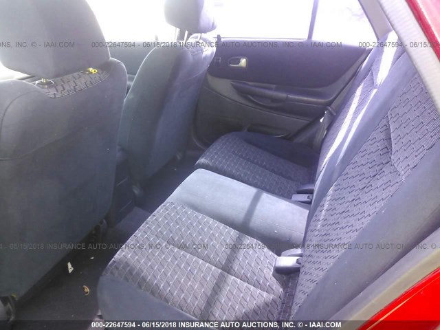 JM1BJ245X21542601 - 2002 MAZDA PROTEGE PR5 红色 照片 8