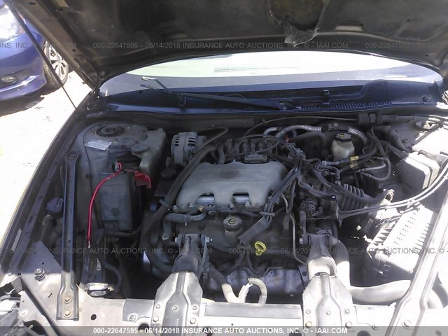 1G2WJ52M6XF348532 - 1999 PONTIAC GRAND PRIX SE 棕色 照片 10