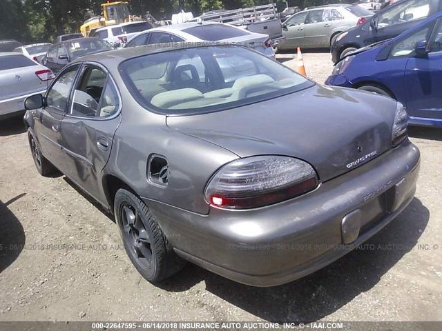 1G2WJ52M6XF348532 - 1999 PONTIAC GRAND PRIX SE BROWN photo 3