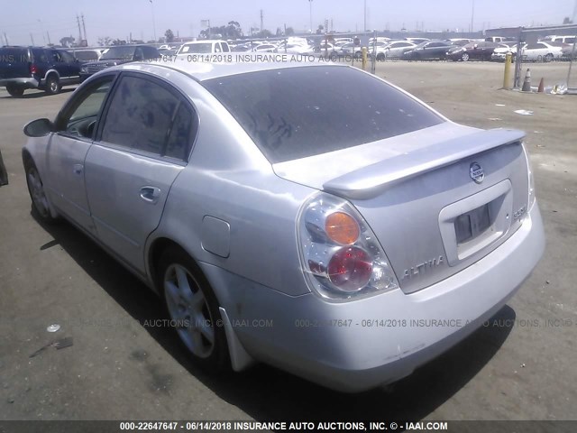 1N4BL11D93C172558 - 2003 NISSAN ALTIMA SE SILVER photo 3