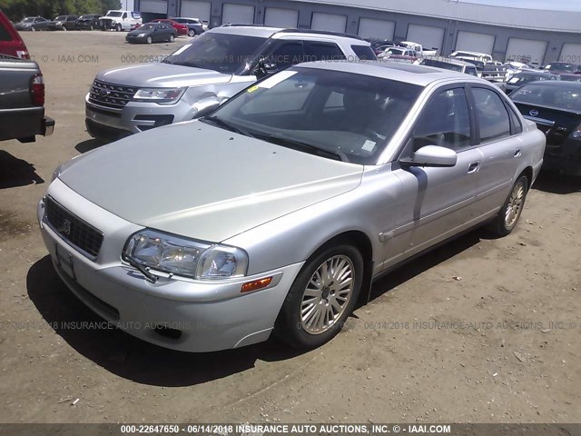 YV1TS92D341358358 - 2004 VOLVO S80 SILVER photo 2