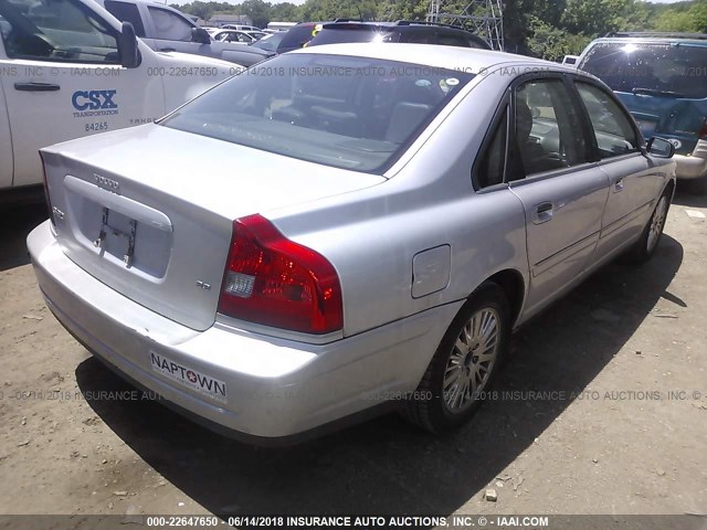 YV1TS92D341358358 - 2004 VOLVO S80 SILVER photo 4