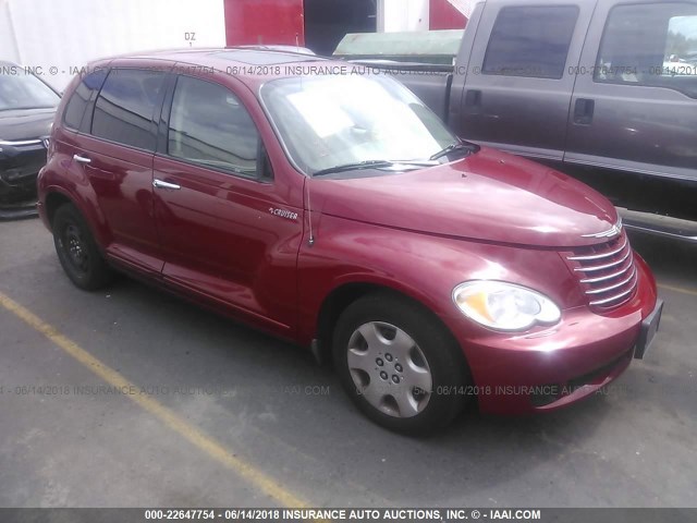 3A4FY58B66T229617 - 2006 CHRYSLER PT CRUISER TOURING RED photo 1