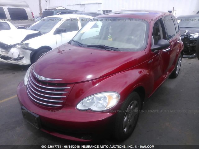 3A4FY58B66T229617 - 2006 CHRYSLER PT CRUISER TOURING RED photo 2