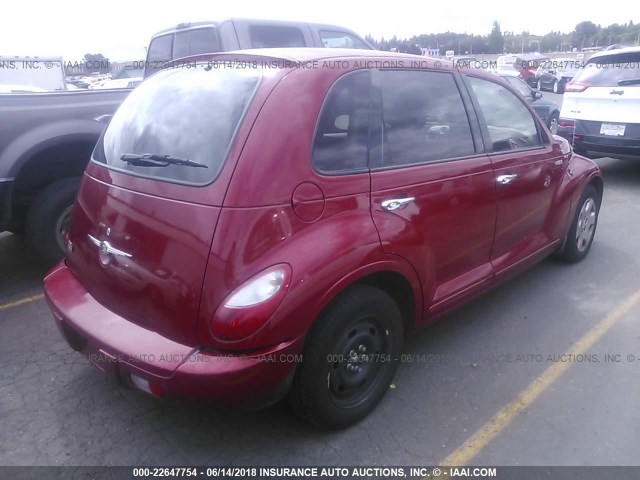 3A4FY58B66T229617 - 2006 CHRYSLER PT CRUISER TOURING RED photo 4