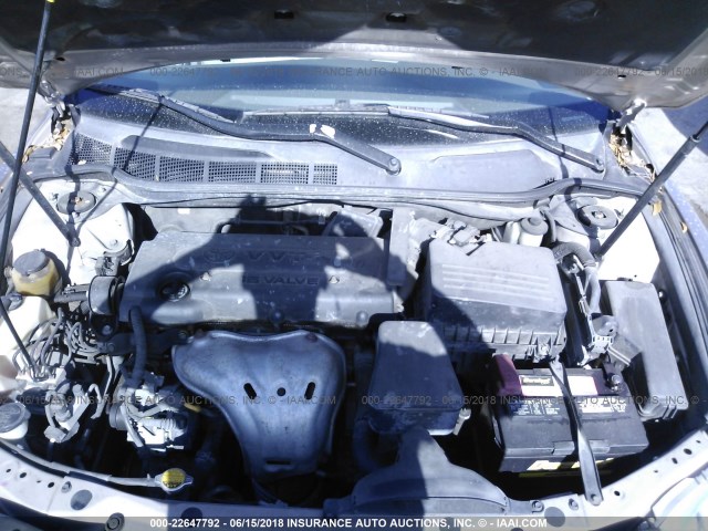 4T1BE46K07U627595 - 2007 TOYOTA CAMRY NEW GENERAT CE/LE/XLE/SE GOLD photo 10