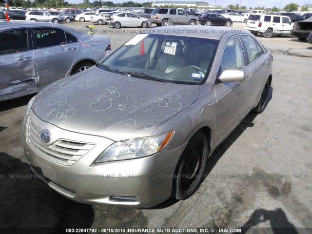 4T1BE46K07U627595 - 2007 TOYOTA CAMRY NEW GENERAT CE/LE/XLE/SE GOLD photo 2