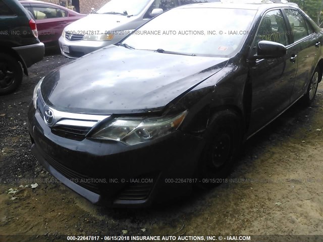 4T4BF1FK5CR190754 - 2012 TOYOTA CAMRY SE/LE/XLE BLACK photo 6