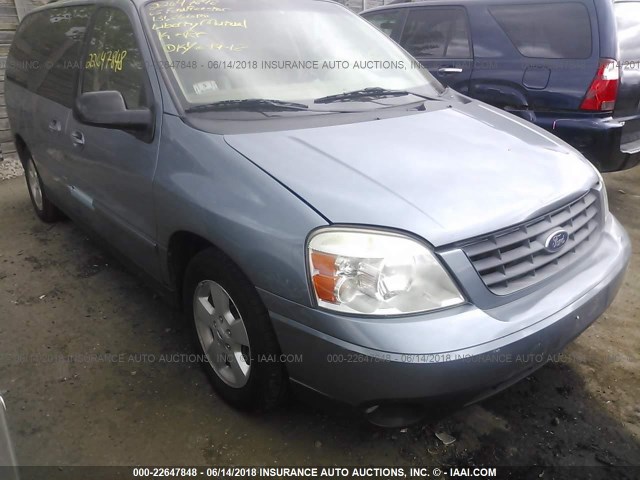 2FMZA57655BA12139 - 2005 FORD FREESTAR SES Light Blue photo 1