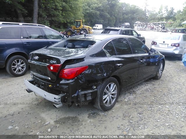 JN1BV7AR2EM683371 - 2014 INFINITI Q50 PREMIUM/SPORT BLACK photo 4