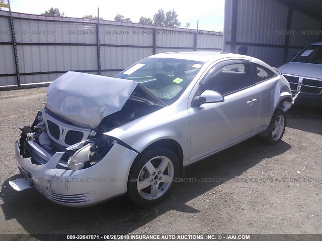 1G2AS18H997211172 - 2009 PONTIAC G5 SILVER photo 2