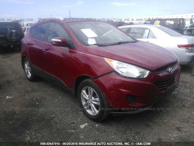 KM8JUCAC3CU420492 - 2012 HYUNDAI TUCSON GLS/LIMITED 红色 照片 1