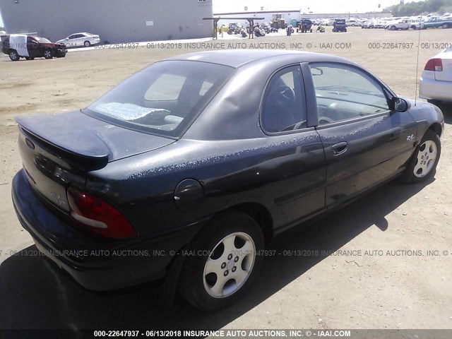 1B3ES42Y4WD592774 - 1998 DODGE NEON HIGHLINE/SPORT/LE/R/T BLACK photo 4