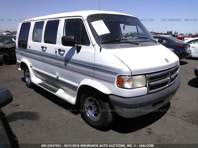 2B7HB21X0VK604609 - 1997 DODGE RAM VAN B2500 WHITE photo 1