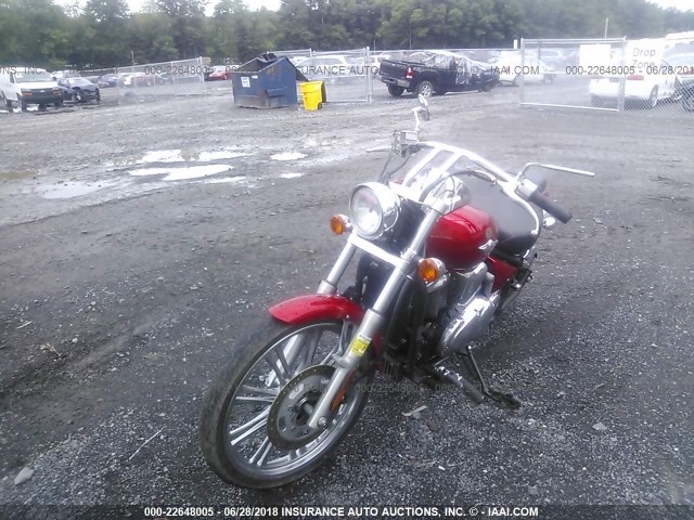 JKAVN2C15AA038286 - 2010 KAWASAKI VN900 C RED photo 2