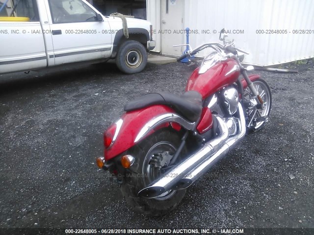 JKAVN2C15AA038286 - 2010 KAWASAKI VN900 C RED photo 4