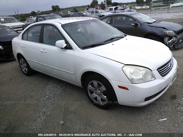 KNAGE123265034124 - 2006 KIA OPTIMA LX/EX WHITE photo 1