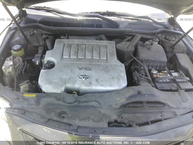 4T1BK46K47U032886 - 2007 TOYOTA CAMRY NEW GENERAT LE/XLE/SE BLACK photo 10