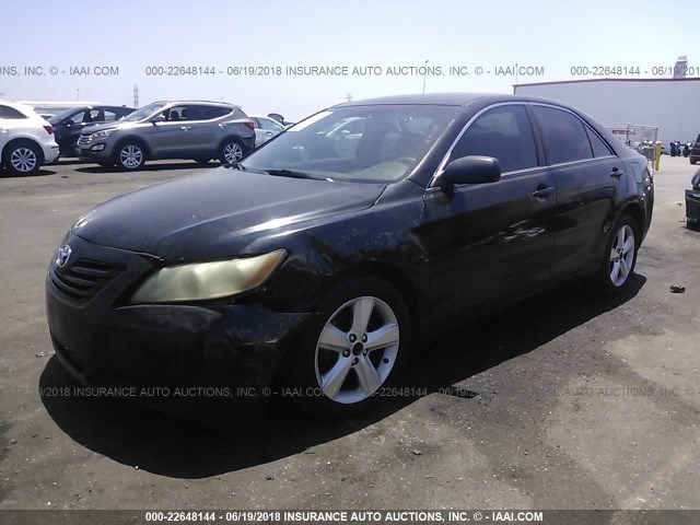 4T1BK46K47U032886 - 2007 TOYOTA CAMRY NEW GENERAT LE/XLE/SE BLACK photo 2