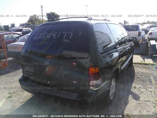 2FMZA52491BB62089 - 2001 FORD WINDSTAR SE GREEN photo 4