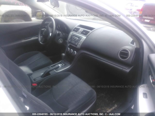 1YVHZ8BHXA5M32443 - 2010 MAZDA 6 I SILVER photo 5