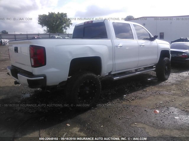 3GCUKSEC1GG320766 - 2016 CHEVROLET SILVERADO K1500 LTZ WHITE photo 4