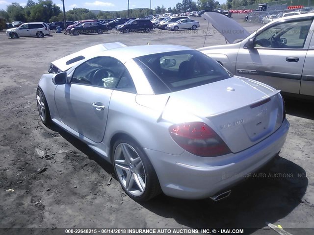 WDBWK54F29F191431 - 2009 MERCEDES-BENZ SLK 300 SILVER photo 3