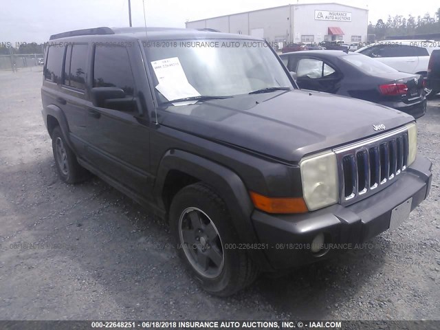 1J8HH48K26C174337 - 2006 JEEP COMMANDER Qəhvəyi foto 1