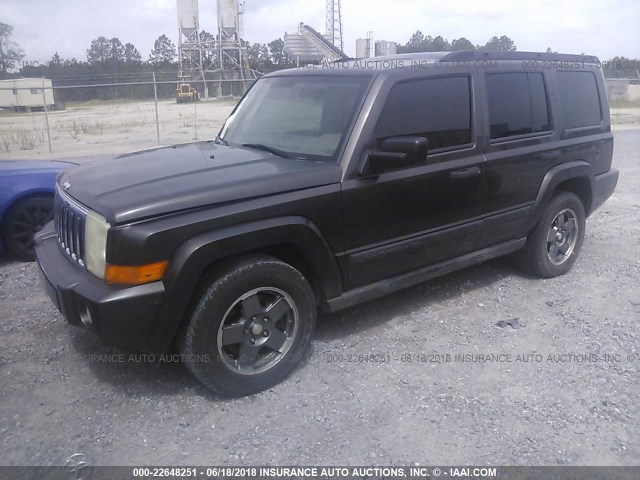 1J8HH48K26C174337 - 2006 JEEP COMMANDER Qəhvəyi foto 2