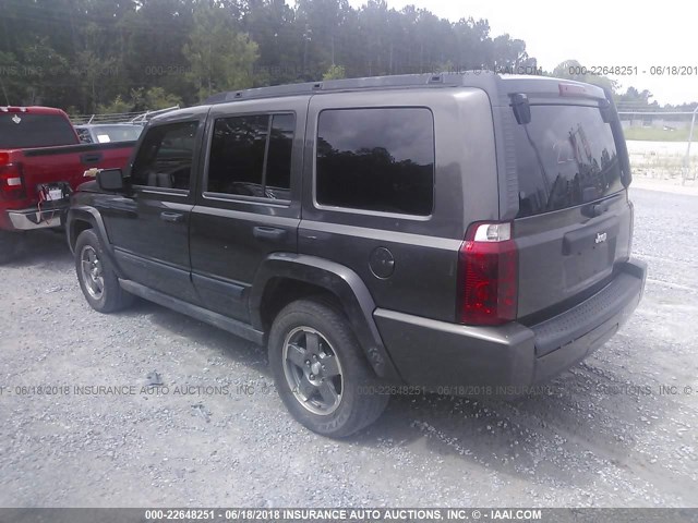 1J8HH48K26C174337 - 2006 JEEP COMMANDER Qəhvəyi foto 3
