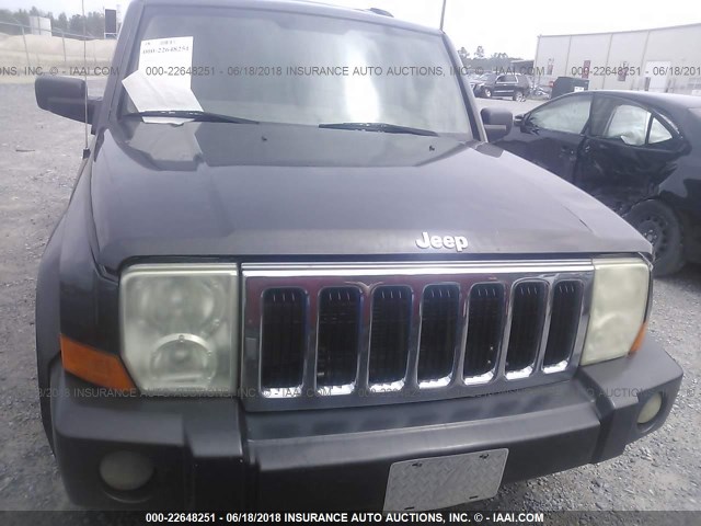 1J8HH48K26C174337 - 2006 JEEP COMMANDER Qəhvəyi foto 6