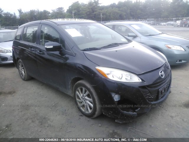 JM1CW2BL9D0150211 - 2013 MAZDA 5 BLACK photo 1