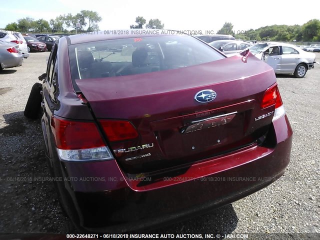 4S3BMCC69B3259683 - 2011 SUBARU LEGACY 2.5I PREMIUM MAROON photo 3