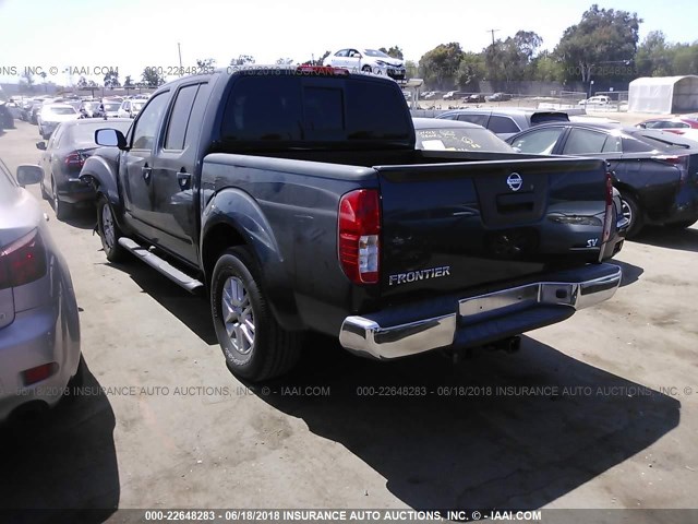 1N6AD0ER9FN754894 - 2015 NISSAN FRONTIER S/SV/SL/PRO-4X GRAY photo 3