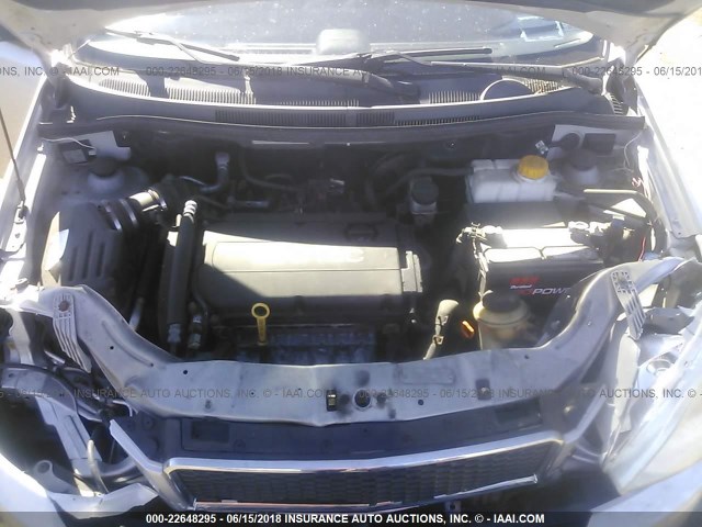 KL1TD66E79B344473 - 2009 CHEVROLET AVEO LS/LT 银色 照片 10