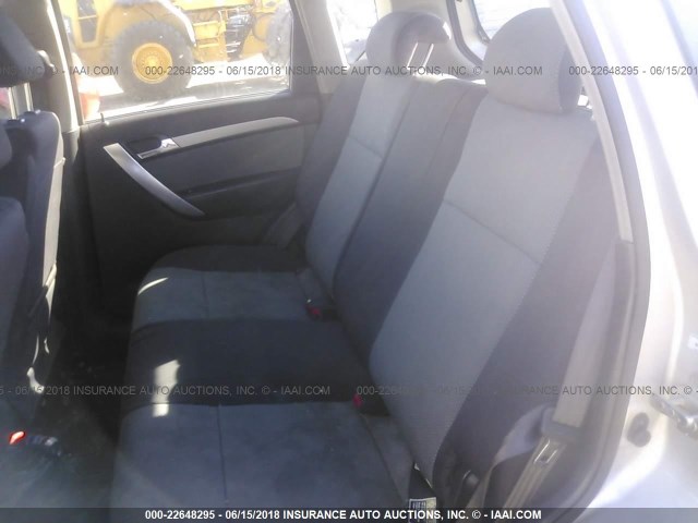 KL1TD66E79B344473 - 2009 CHEVROLET AVEO LS/LT 银色 照片 8