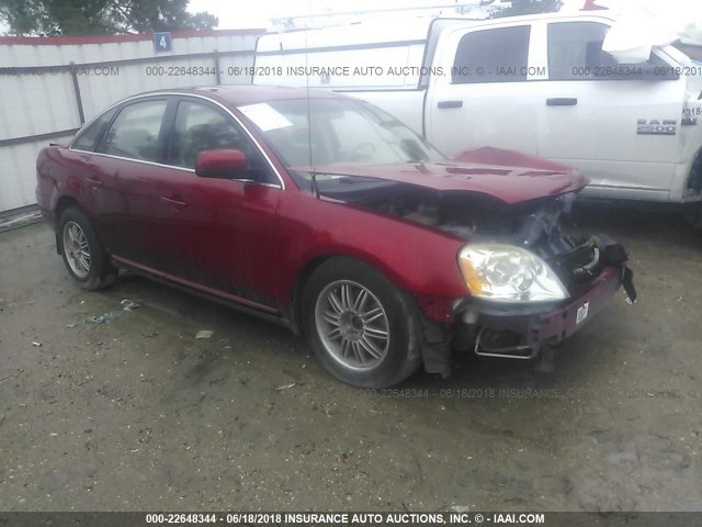 1FAHP24167G137299 - 2007 FORD FIVE HUNDRED SEL RED photo 1