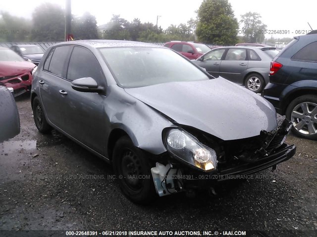 WVWDB7AJ6CW218618 - 2012 VOLKSWAGEN GOLF GRAY photo 1