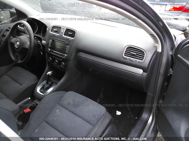 WVWDB7AJ6CW218618 - 2012 VOLKSWAGEN GOLF GRAY photo 5