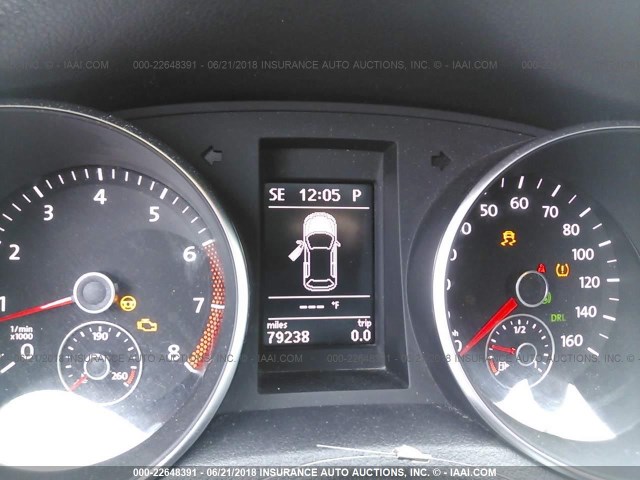 WVWDB7AJ6CW218618 - 2012 VOLKSWAGEN GOLF GRAY photo 7