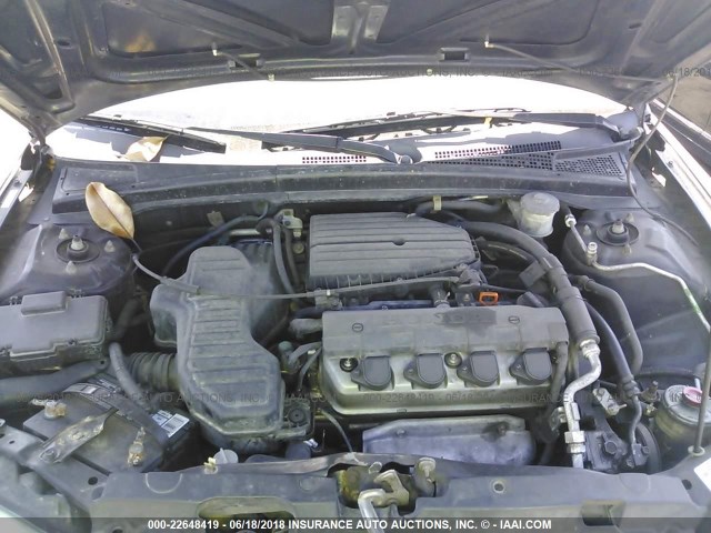 1HGEM22194L029224 - 2004 HONDA CIVIC DX VP 黑色 照片 10