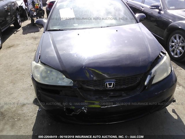 1HGEM22194L029224 - 2004 HONDA CIVIC DX VP 黑色 照片 6