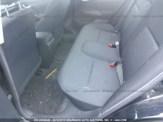 19XFB2F52EE001541 - 2014 HONDA CIVIC LX BLACK photo 8