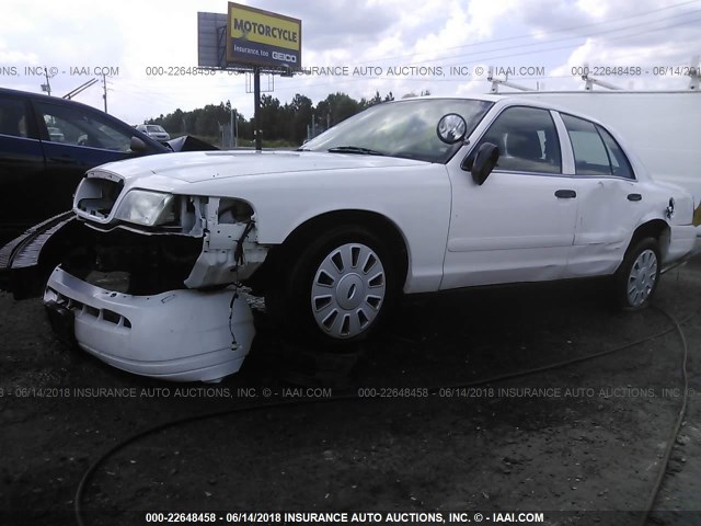 2FAHP71VX8X132123 - 2008 FORD CROWN VICTORIA POLICE INTERCEPTOR WHITE photo 2