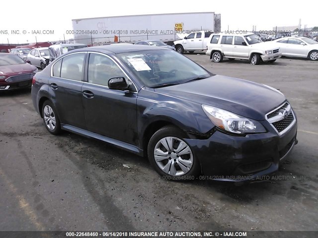 4S3BMCA67D3019750 - 2013 SUBARU LEGACY 2.5I Dark Blue photo 1