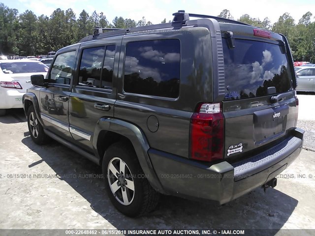 1J8HG48K06C314050 - 2006 JEEP COMMANDER მწვანე ფოტო 3
