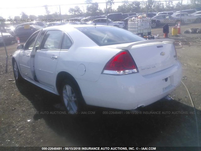 2G1WC5E34E1177530 - 2014 CHEVROLET IMPALA LIMITED LTZ WHITE photo 3