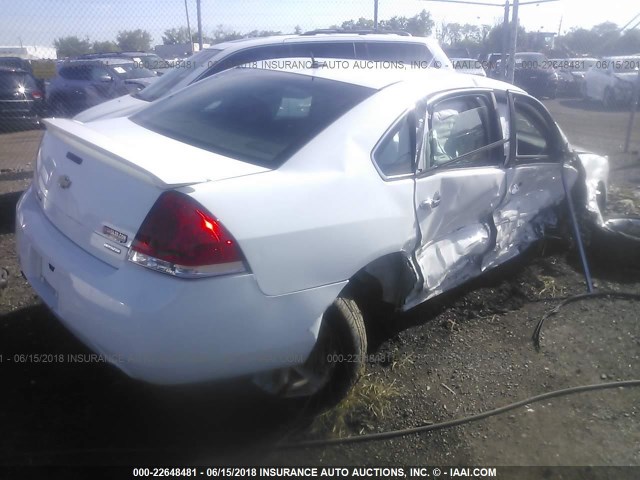 2G1WC5E34E1177530 - 2014 CHEVROLET IMPALA LIMITED LTZ WHITE photo 4