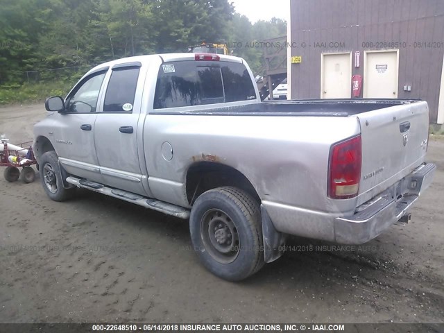 3D7KS28D56G132297 - 2006 DODGE RAM 2500 ST/SLT 银色 照片 3