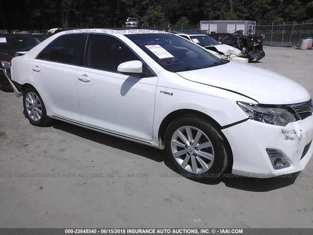 4T1BD1FK6CU025179 - 2012 TOYOTA CAMRY HYBRID/LE/XLE 白色 照片 1
